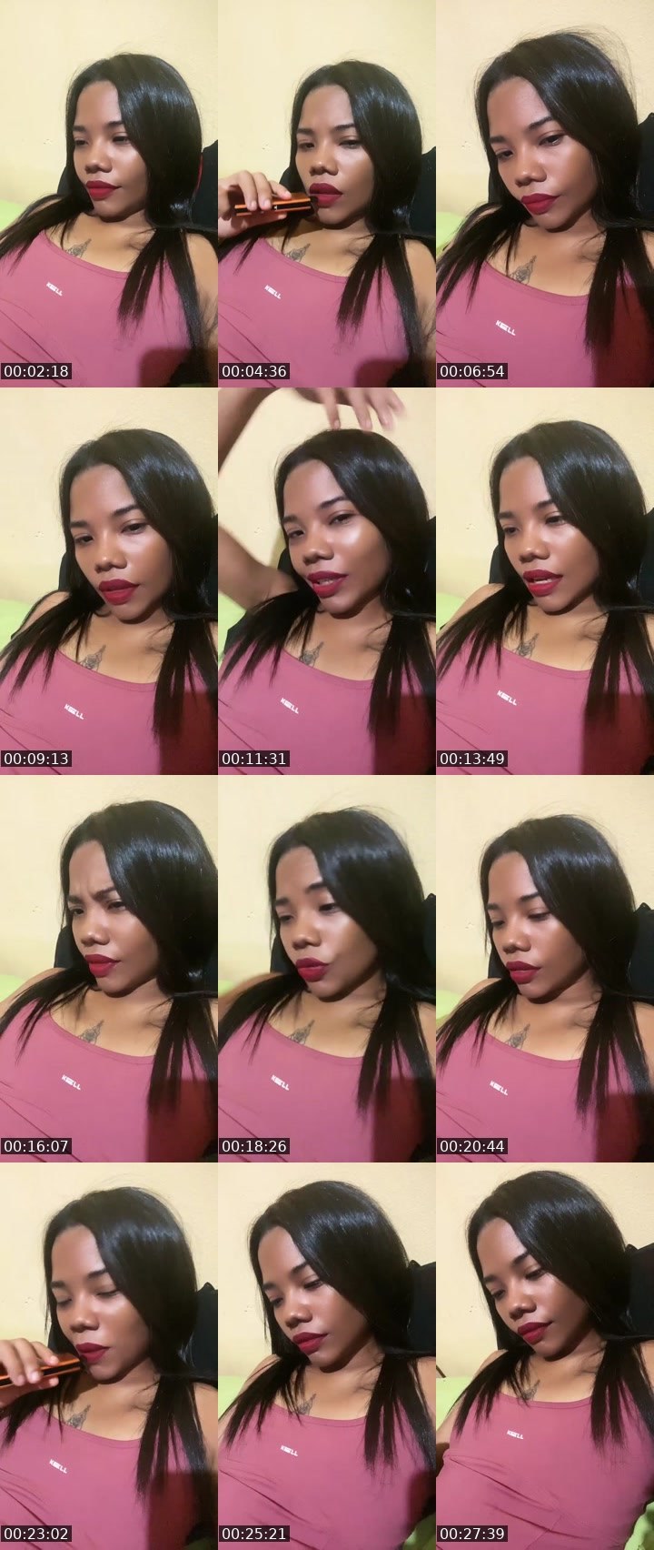 Contact-sheet preview of Sirenita01's Liveme recording