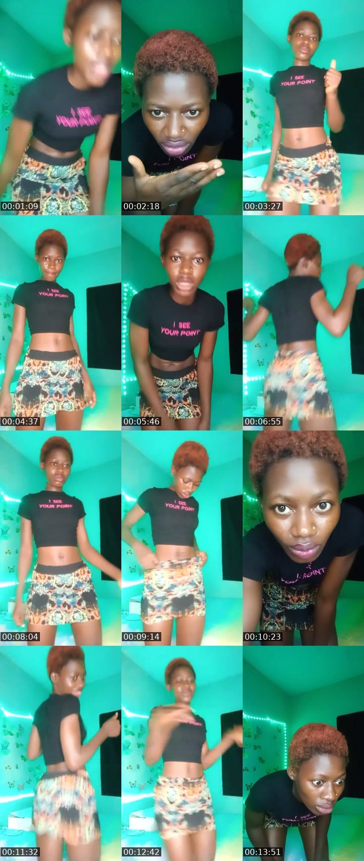 Contact-sheet preview of bhagyamelish🎯's Liveme recording