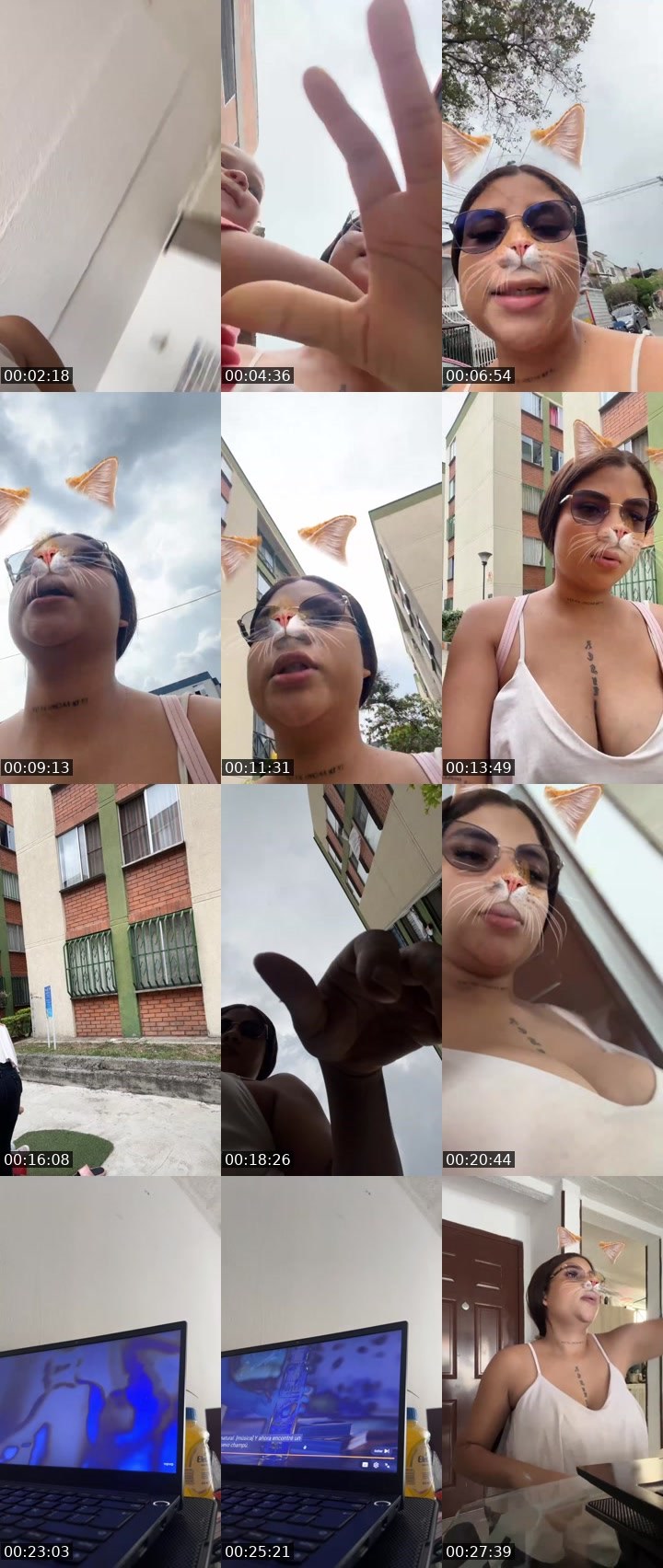 Contact-sheet preview of 🌐lizeth🎀 🌐's Liveme recording