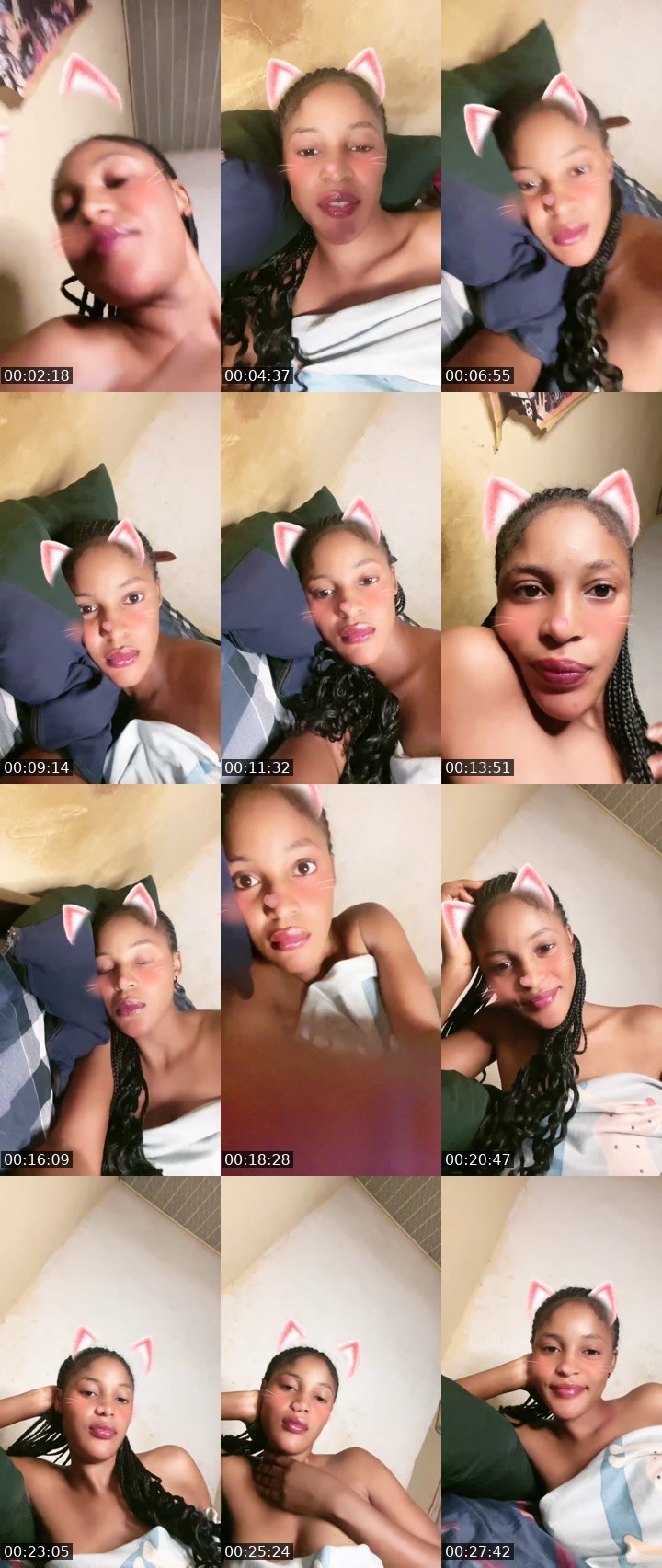 Contact-sheet preview of Pretty honey🥹🤭🏦's Liveme recording