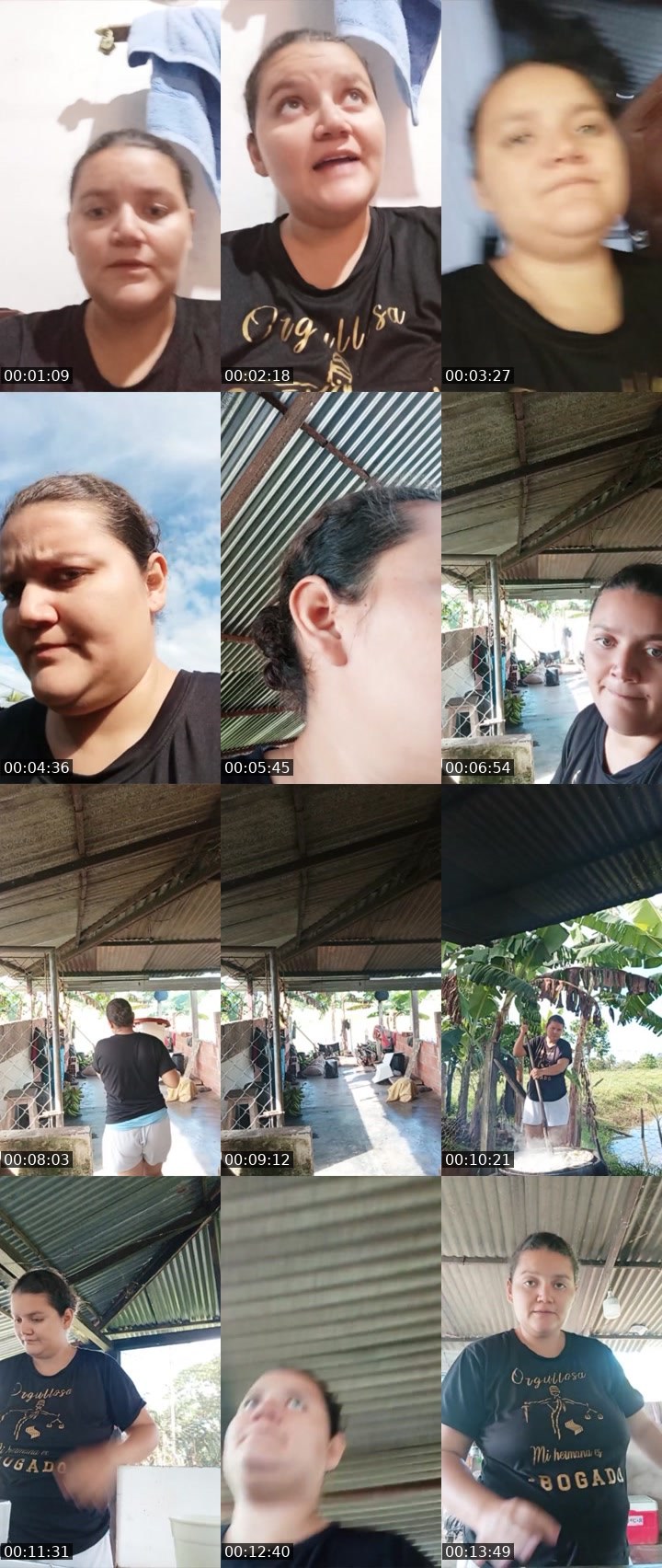 Contact-sheet preview of Ojitos's Liveme recording