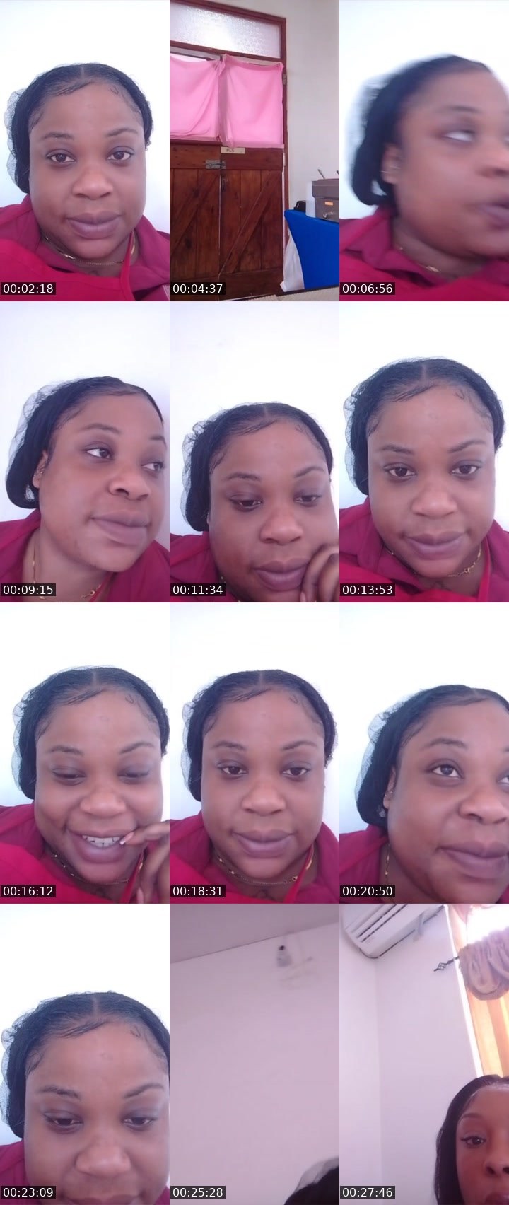 Contact-sheet preview of Trichana Sparkes's Liveme recording