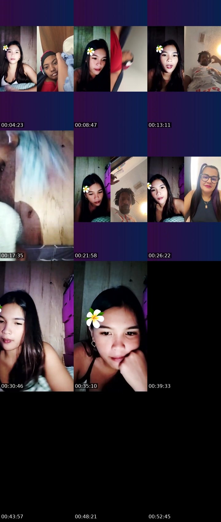 Contact-sheet preview of 👸Eliana🌙's Liveme recording