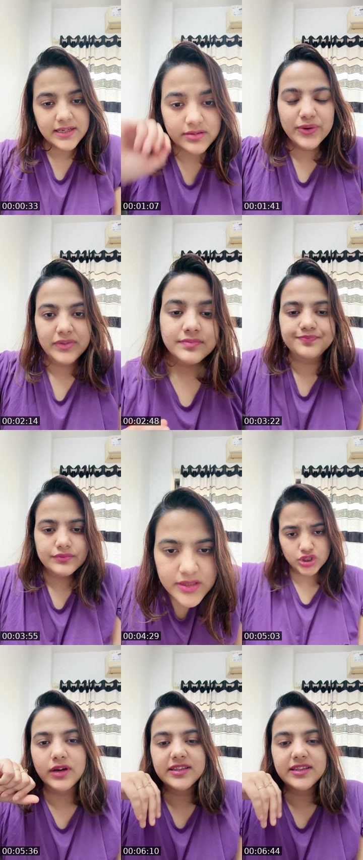 Contact-sheet preview of Precious💎's Liveme recording
