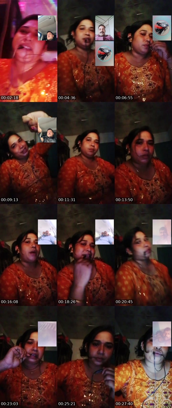 Contact-sheet preview of Angel Arohi's Liveme recording