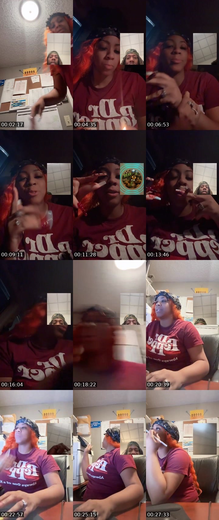 Contact-sheet preview of 🦾🐻Highyella🔆⃤'s Liveme recording