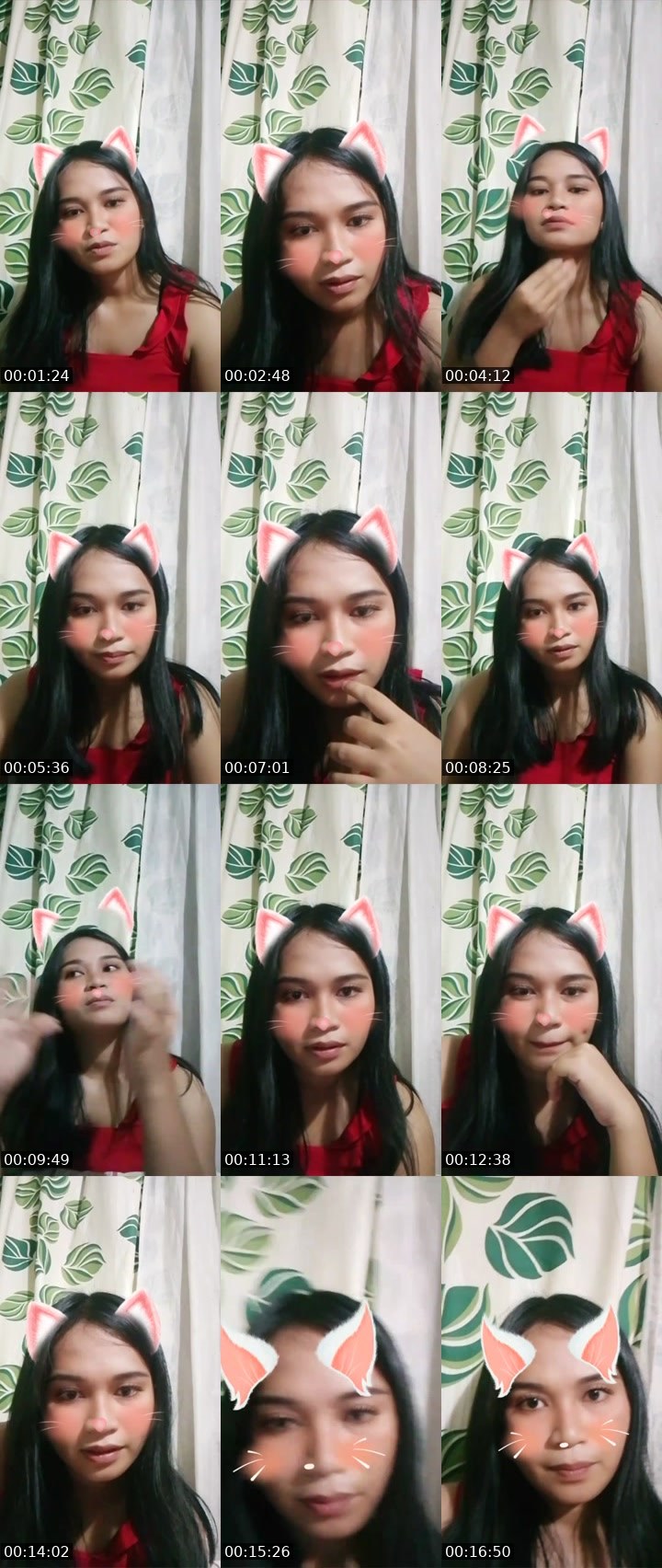 Contact-sheet preview of 👸🏼Vielle🌼's Liveme recording