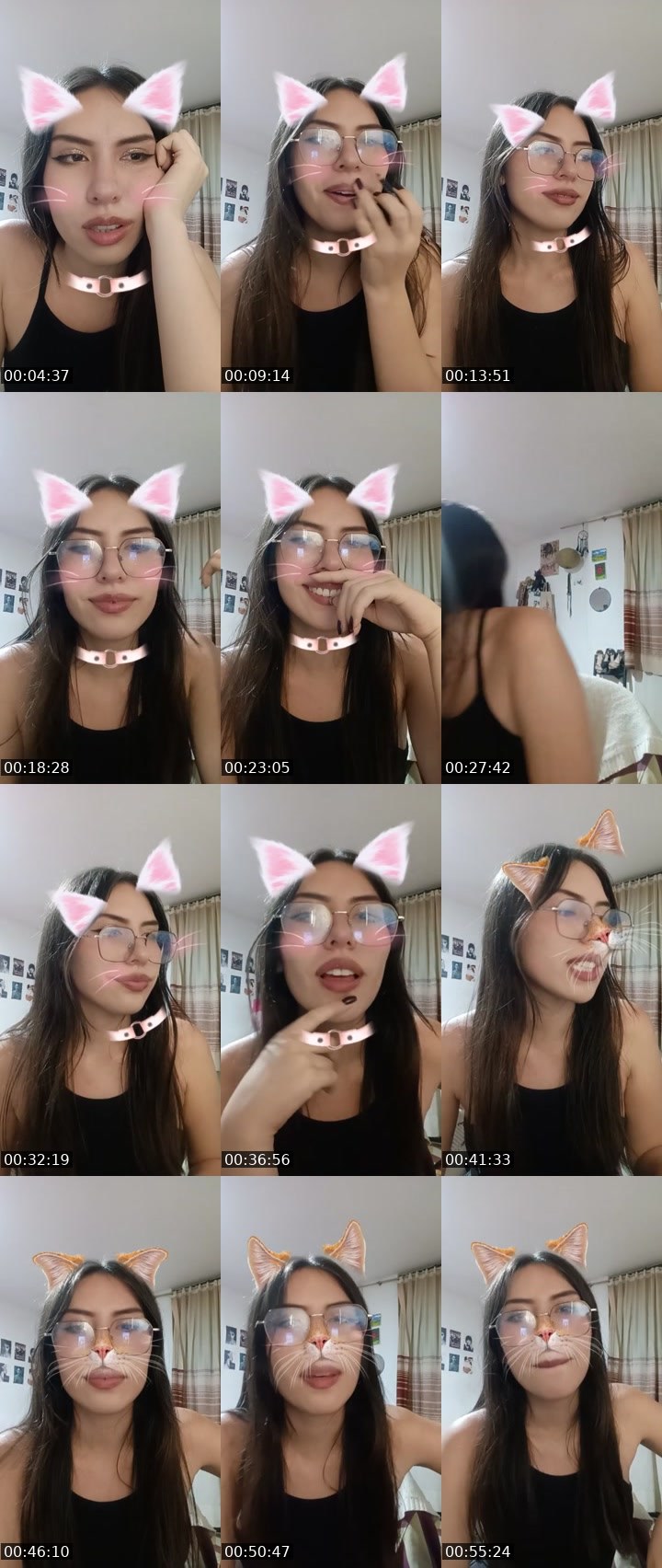 Contact-sheet preview of 🦋💫 Mila_22's Liveme recording