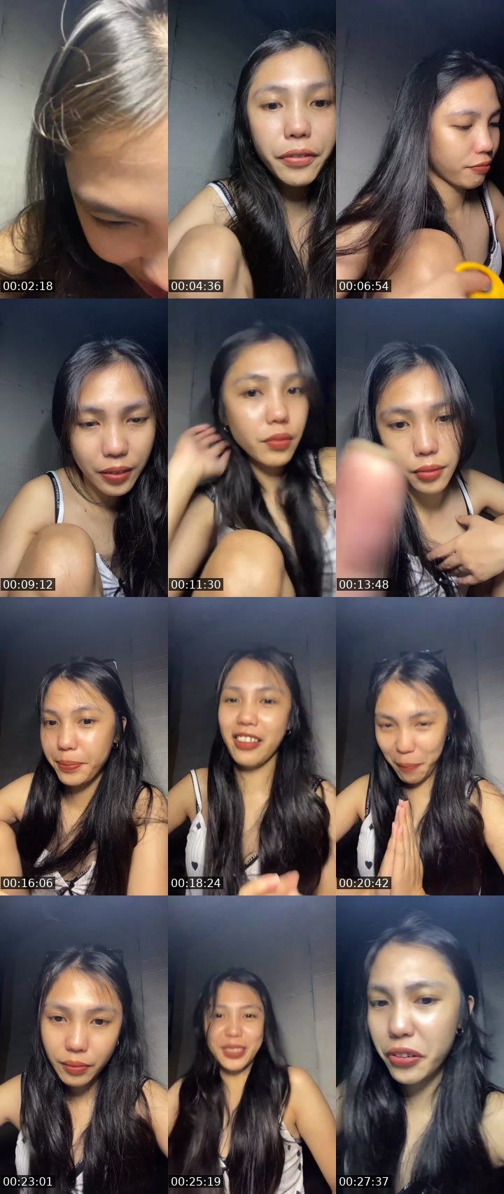 Contact-sheet preview of 𖤍izzy📚's Liveme recording