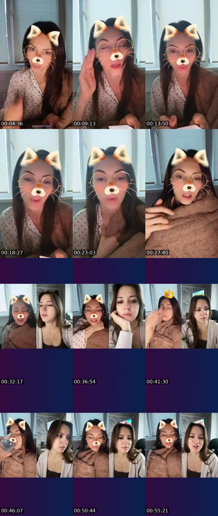 Contact-sheet preview of 25k💯Oly's Liveme recording