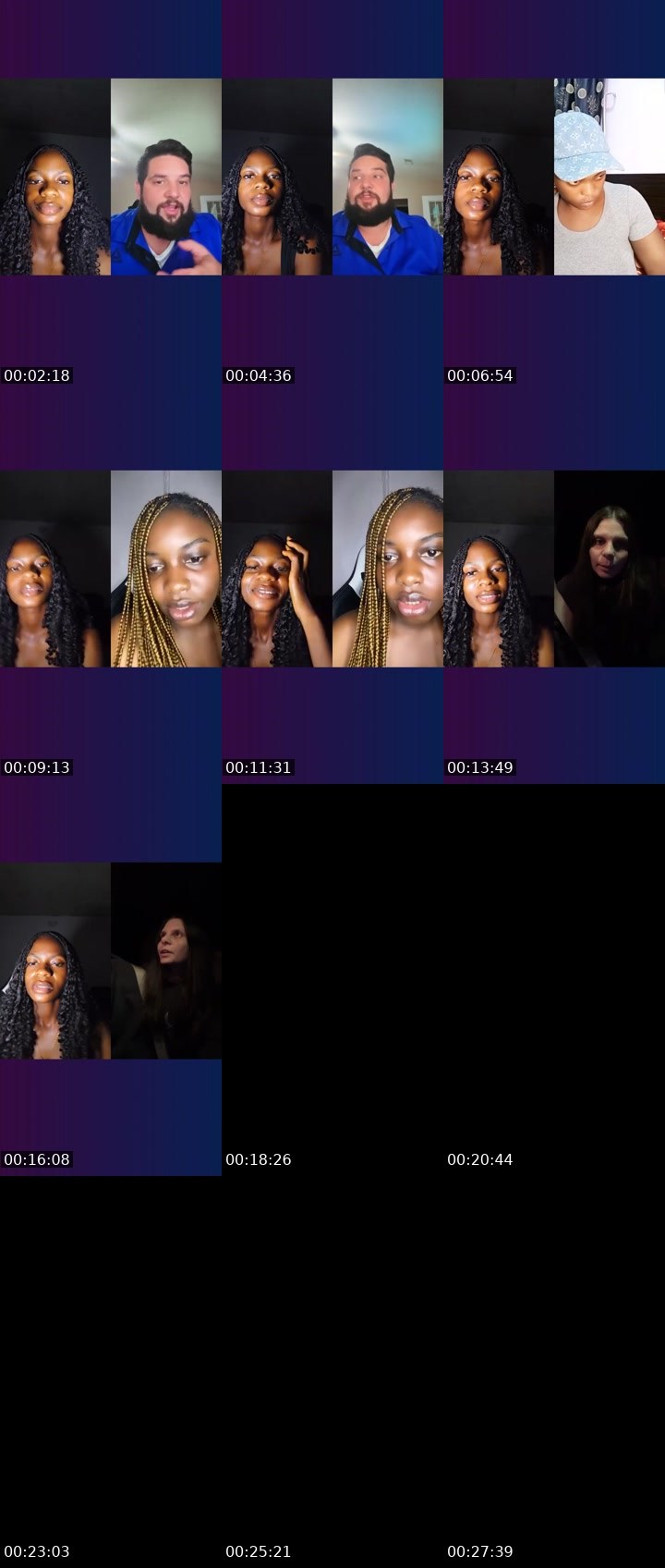 Contact-sheet preview of $💸Imma🟦⛓️'s Liveme recording
