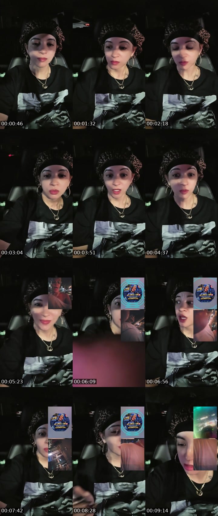 Contact-sheet preview of 👑Mz.Nunnie🌐iZM's Liveme recording