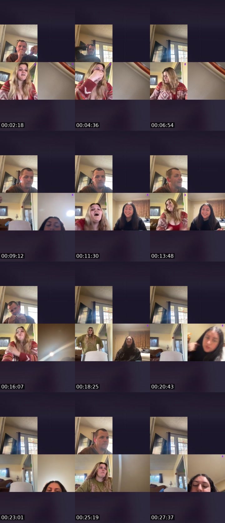 Contact-sheet preview of Hashish's Liveme recording