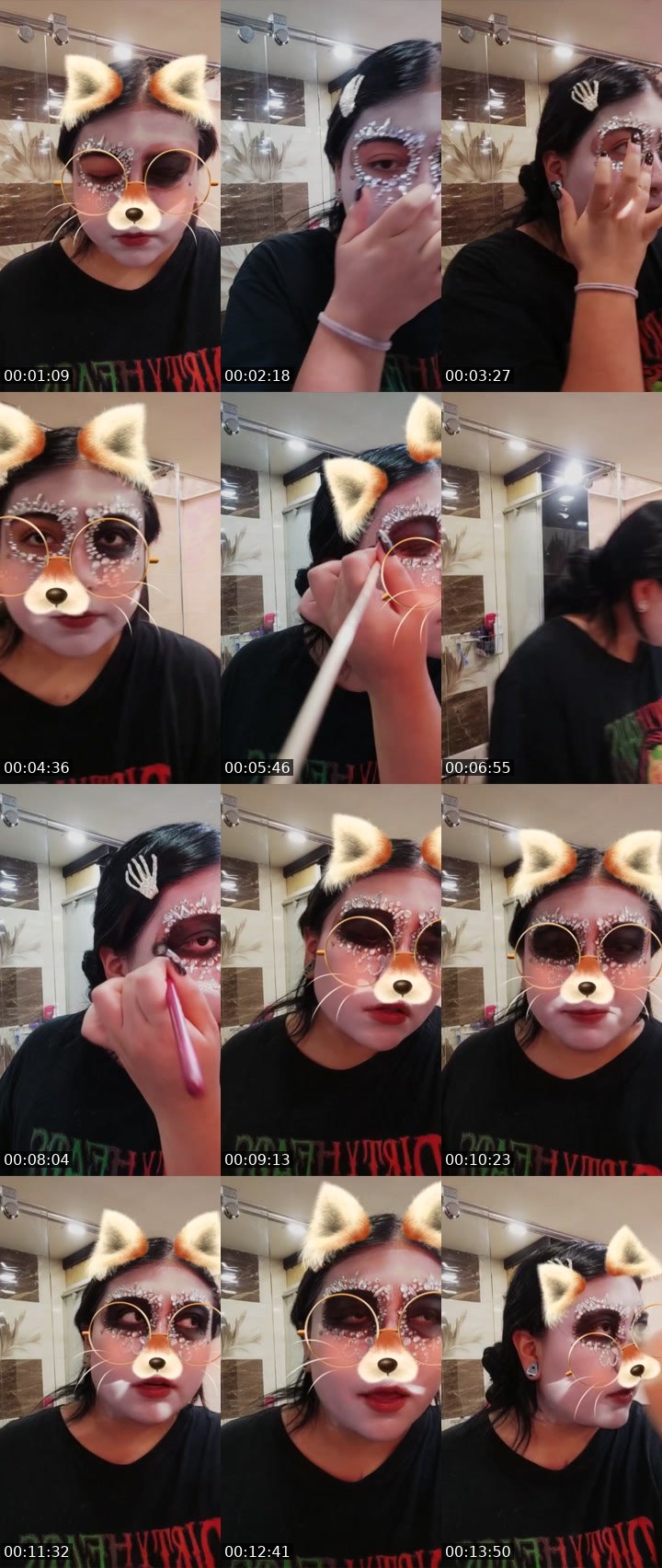 Contact-sheet preview of 🐁namra🫧's Liveme recording