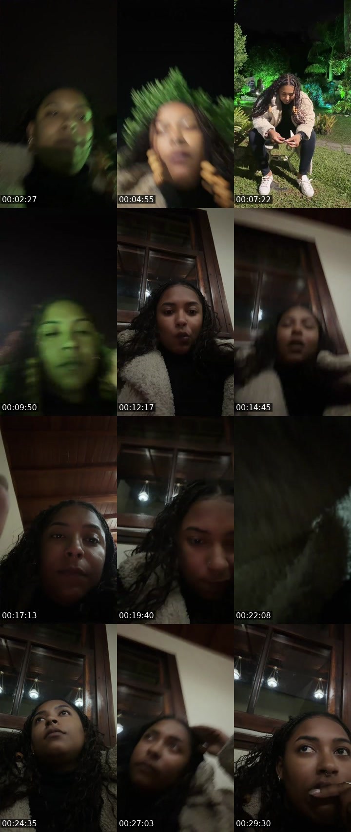 Contact-sheet preview of Nique 🍨's Liveme recording