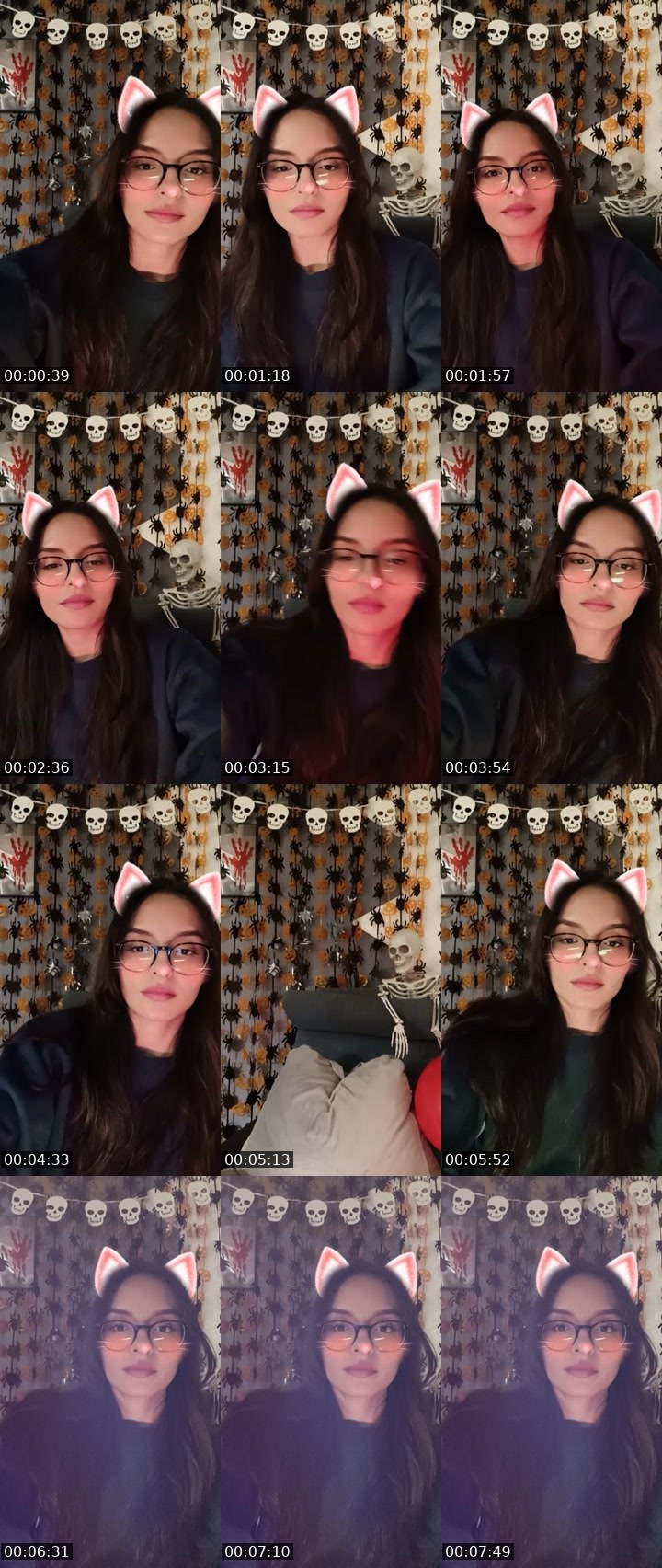 Contact-sheet preview of ✨Candas🪷✰Lღ's Liveme recording