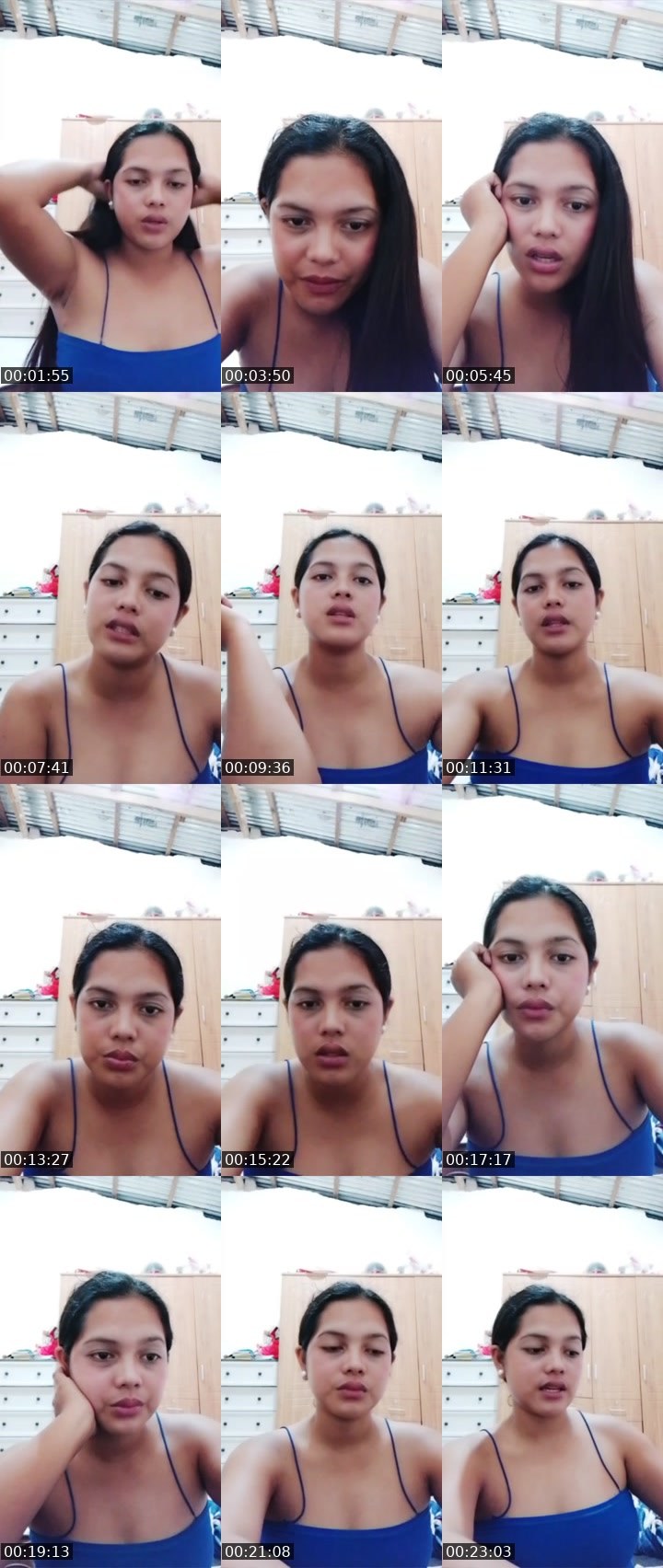 Contact-sheet preview of 👸angge🌼's Liveme recording