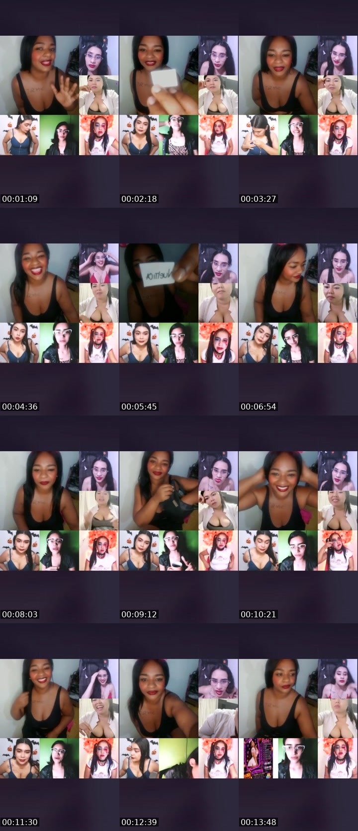 Contact-sheet preview of 🌐🌪Valeria🔥's Liveme recording
