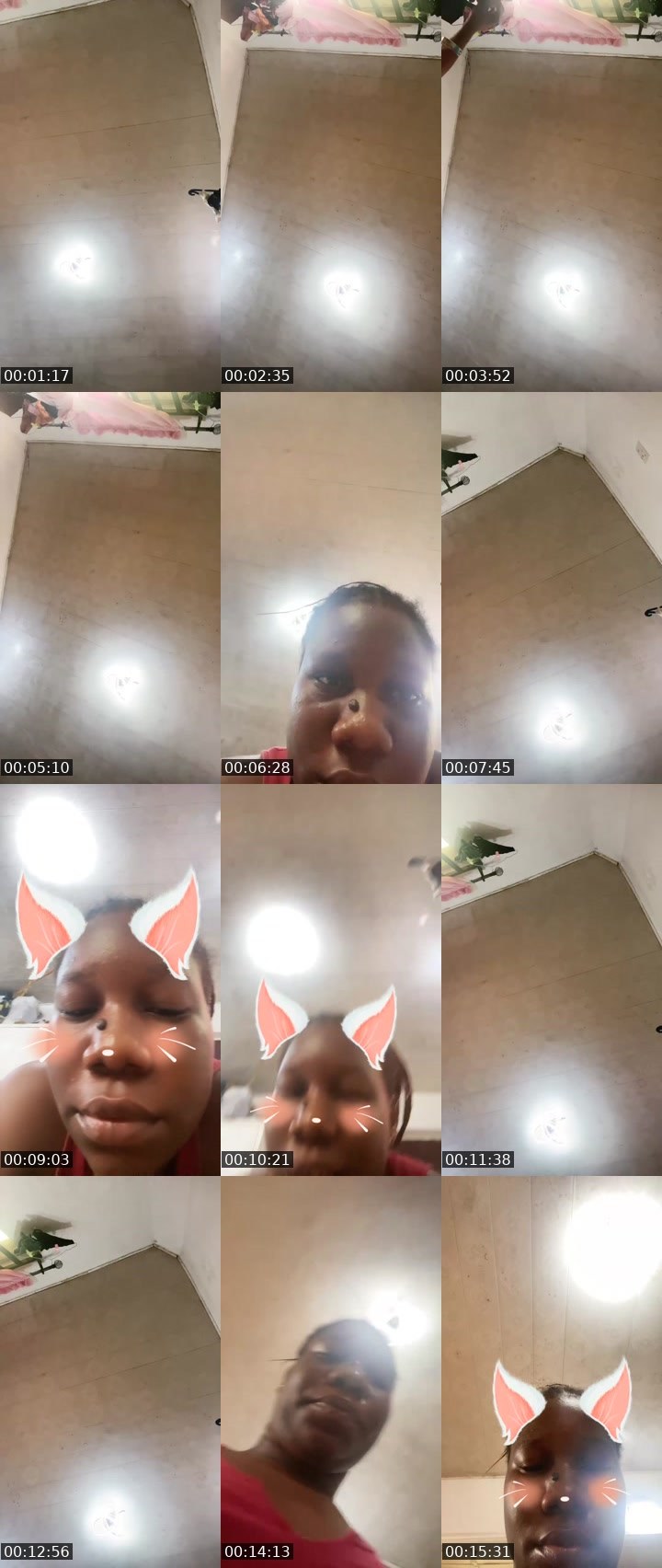 Contact-sheet preview of 12k💔🌸🍭Koko✯☞'s Liveme recording