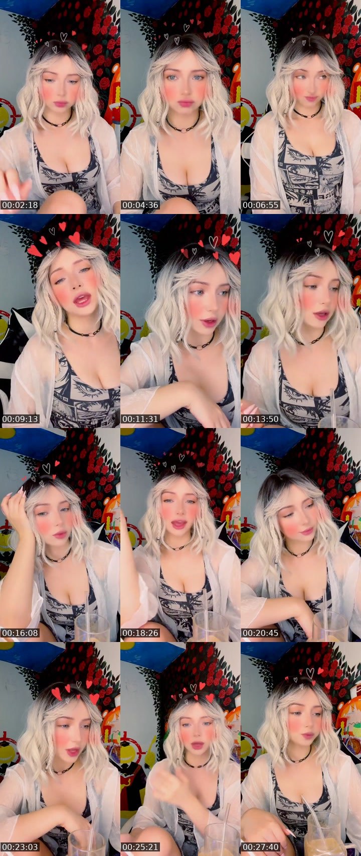 Contact-sheet preview of ᴋɪꜱꜱ19K🇰🇿ᴅɪᴅɪꜱʜᴋᴀ's Liveme recording