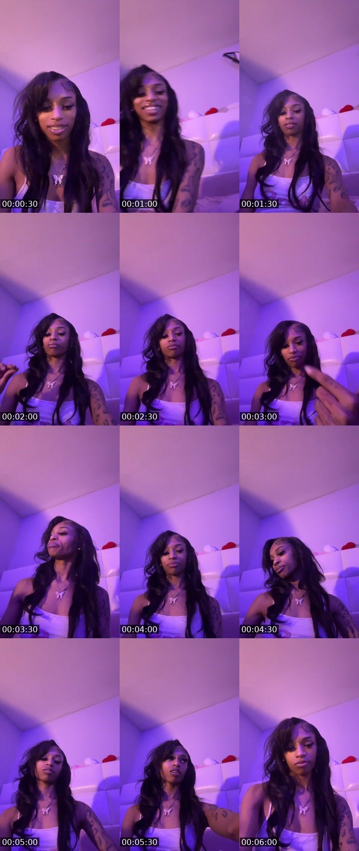 Contact-sheet preview of Hennessy2.0's Liveme recording