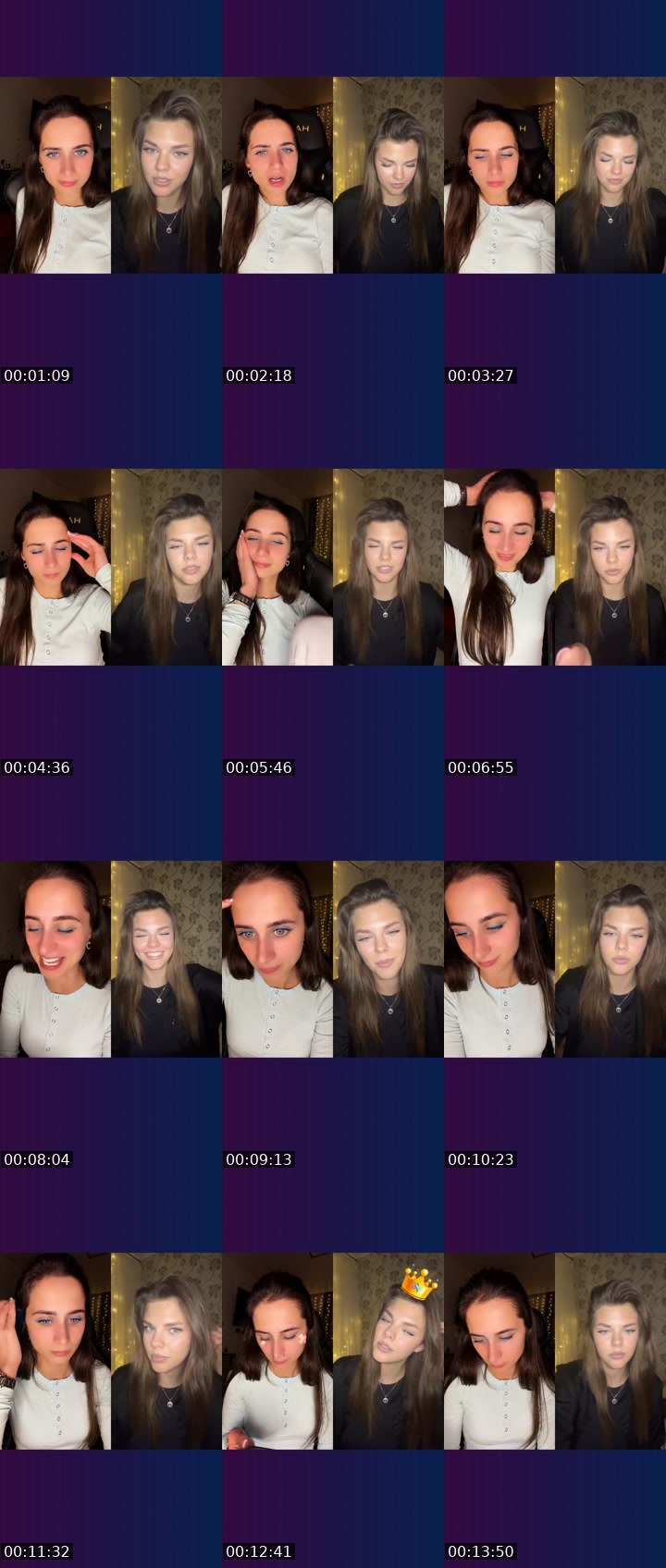Contact-sheet preview of 𝑬𝓂𝓂𝒾𝒯𝓇𝒶𝒾𝓁🐾's Liveme recording