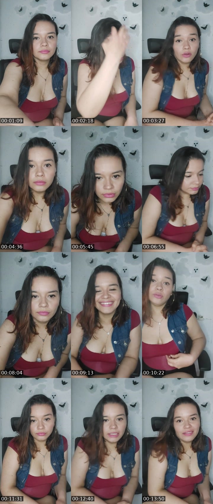Contact-sheet preview of 🎙AuraQueen🫧's Liveme recording