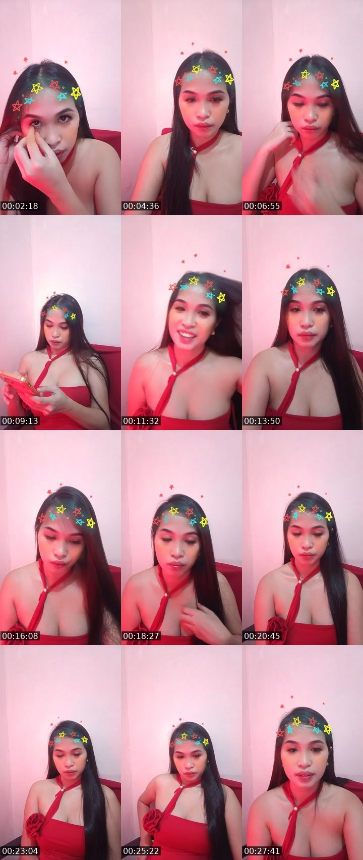 Contact-sheet preview of 8k😋 Kylie🦢's Liveme recording