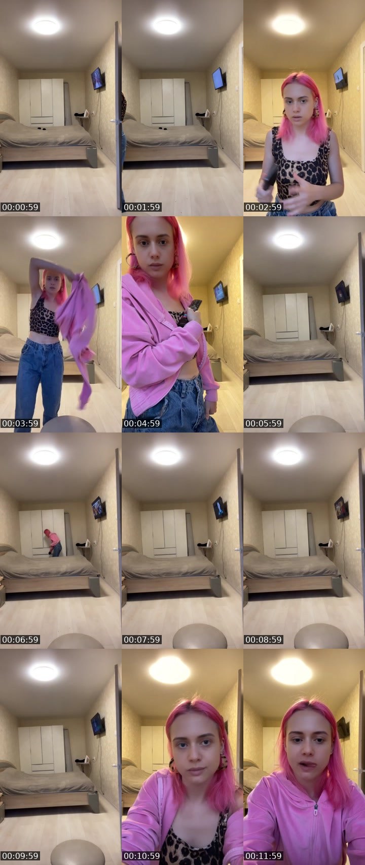 Contact-sheet preview of Olya_Pink🎀's Liveme recording