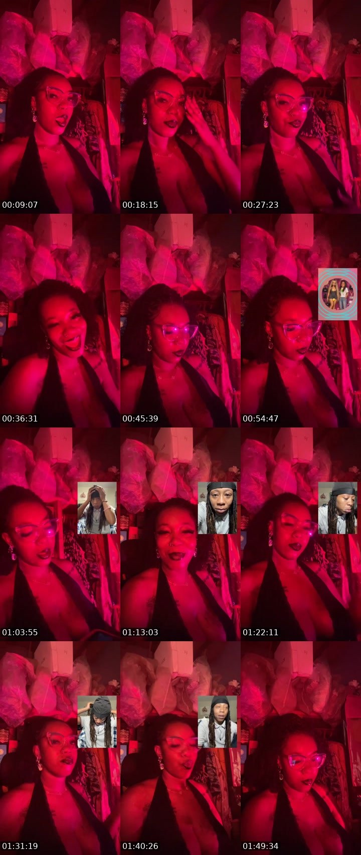 Contact-sheet preview of 🇳🇬B.O.A🐈‍⬛🥀's Liveme recording