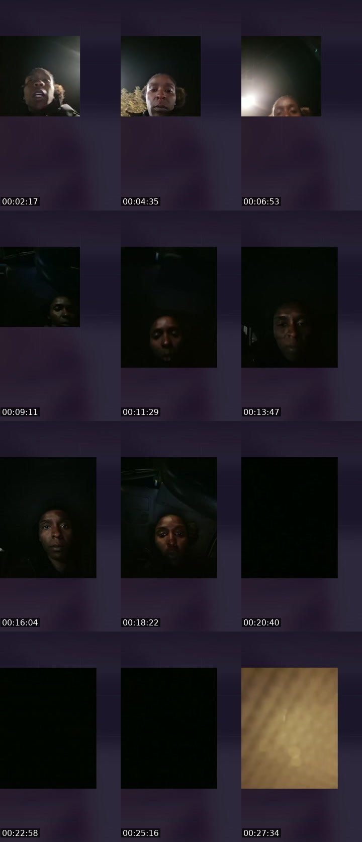 Contact-sheet preview of DeVineBlack7's Liveme recording