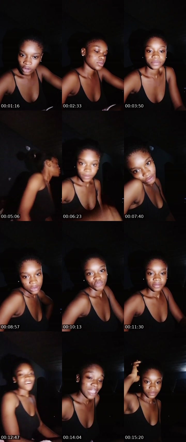 Contact-sheet preview of Aria❣️'s Liveme recording