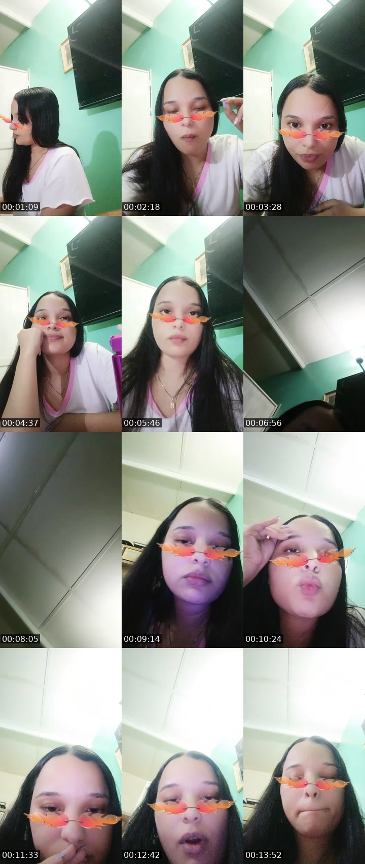 Contact-sheet preview of 🌋IVONNYBONITA's Liveme recording