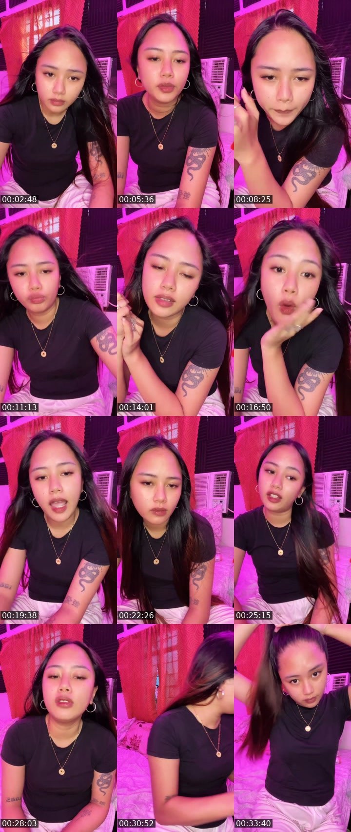 Contact-sheet preview of 👸 Yvon 🦄's Liveme recording