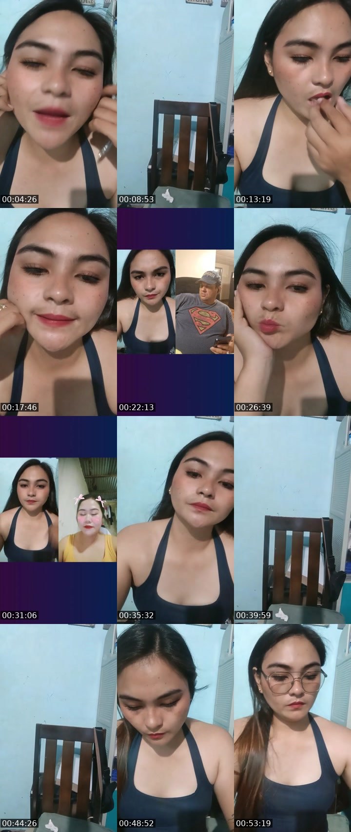 Contact-sheet preview of 4K👸😋yhassi🦋's Liveme recording