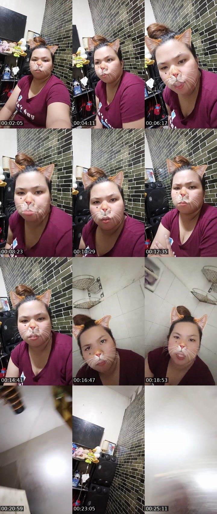 Contact-sheet preview of 🌶️jackie🫅🦢's Liveme recording