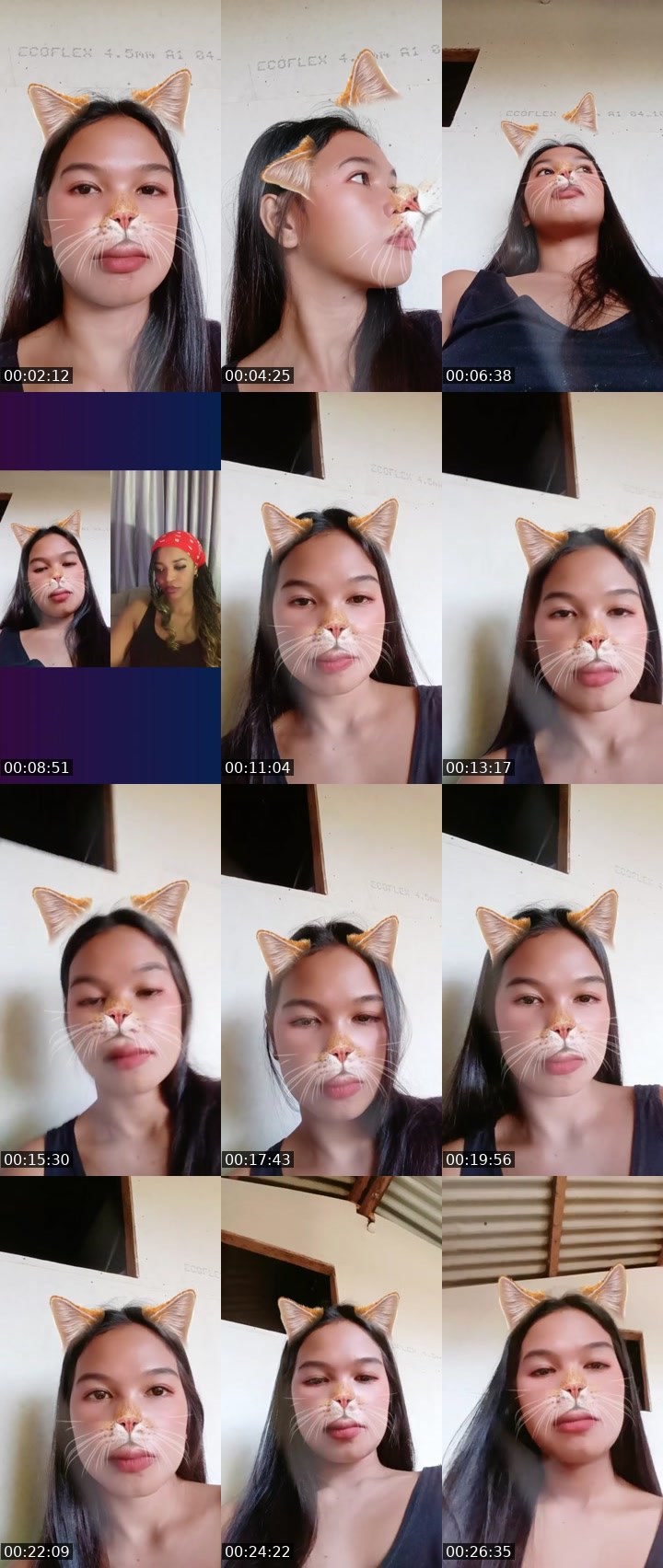 Contact-sheet preview of NP👸 ALEXIE🦸's Liveme recording