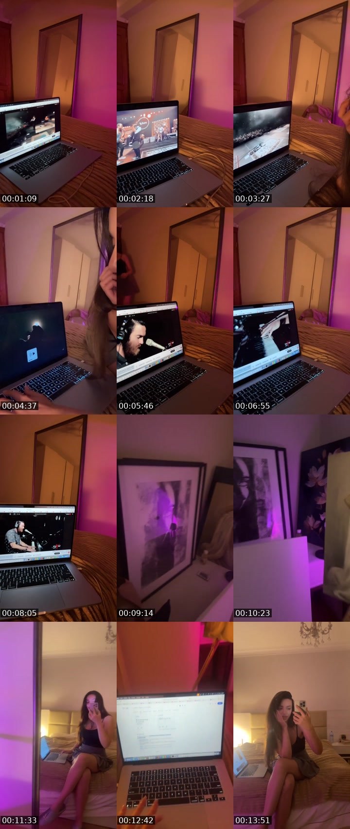 Contact-sheet preview of Jasmine💘's Liveme recording