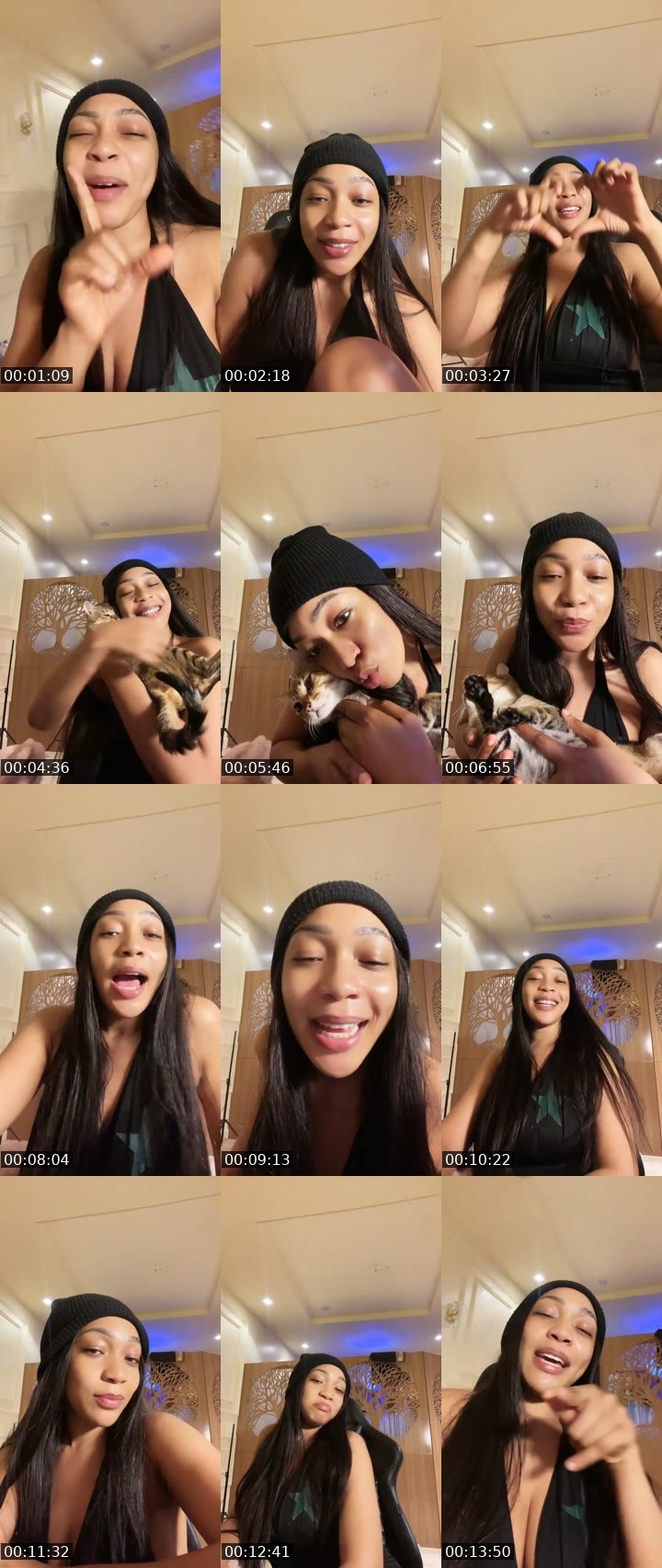 Contact-sheet preview of Mama Diza's Liveme recording