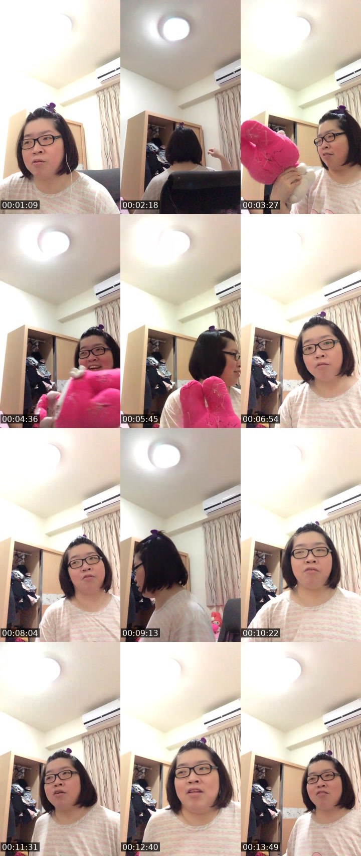 Contact-sheet preview of yummy-Sunny's Liveme recording