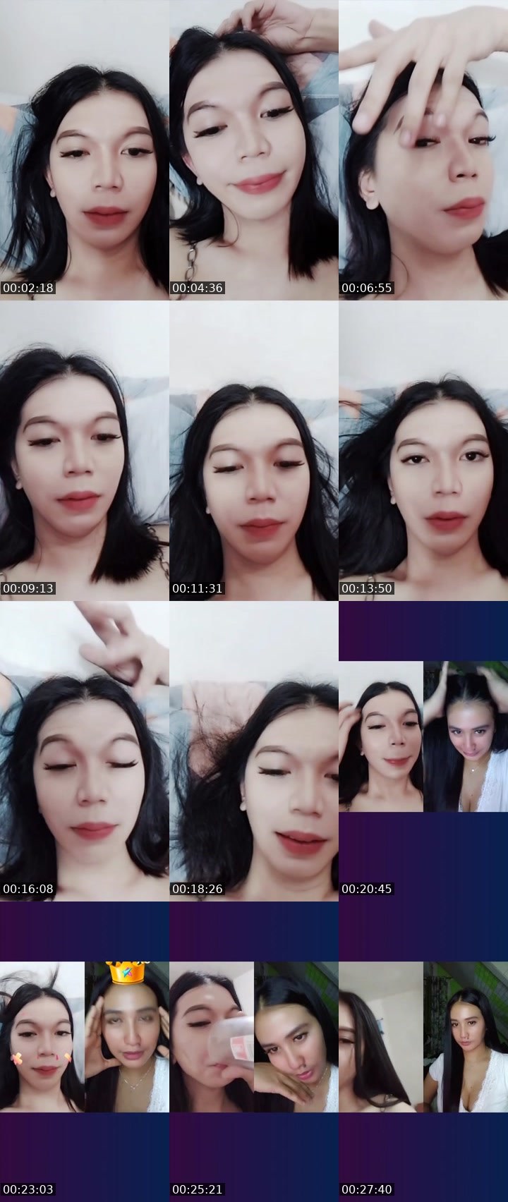 Contact-sheet preview of 👑Sofia🦄's Liveme recording