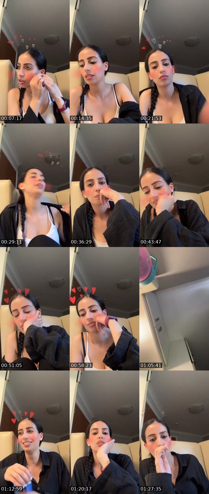 Contact-sheet preview of 𝐌𝐘𝐒𝐓𝐄𝐑𝐘 🐝's Liveme recording