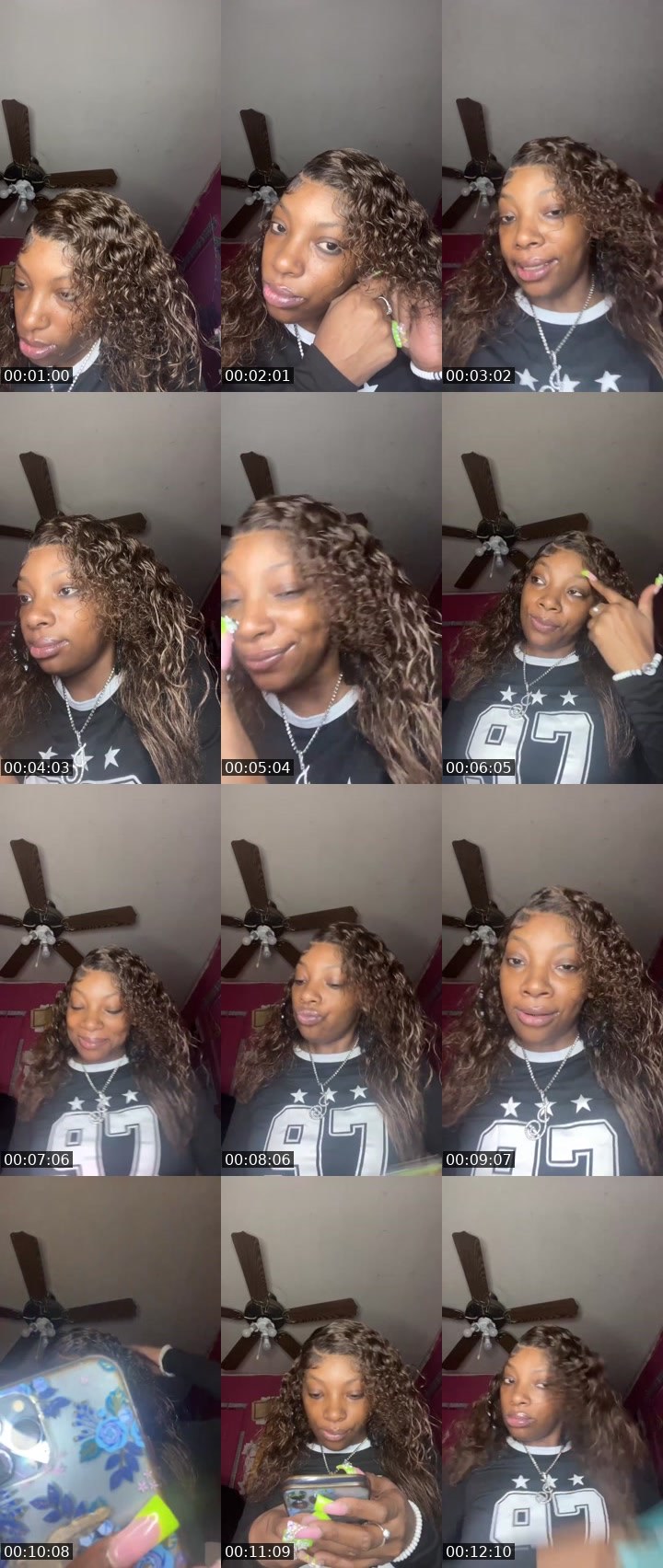 Contact-sheet preview of BrownSugar😍🤎's Liveme recording