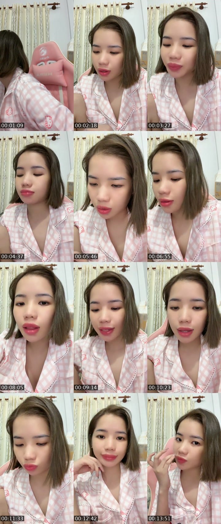 Contact-sheet preview of Kelly 🦋's Liveme recording