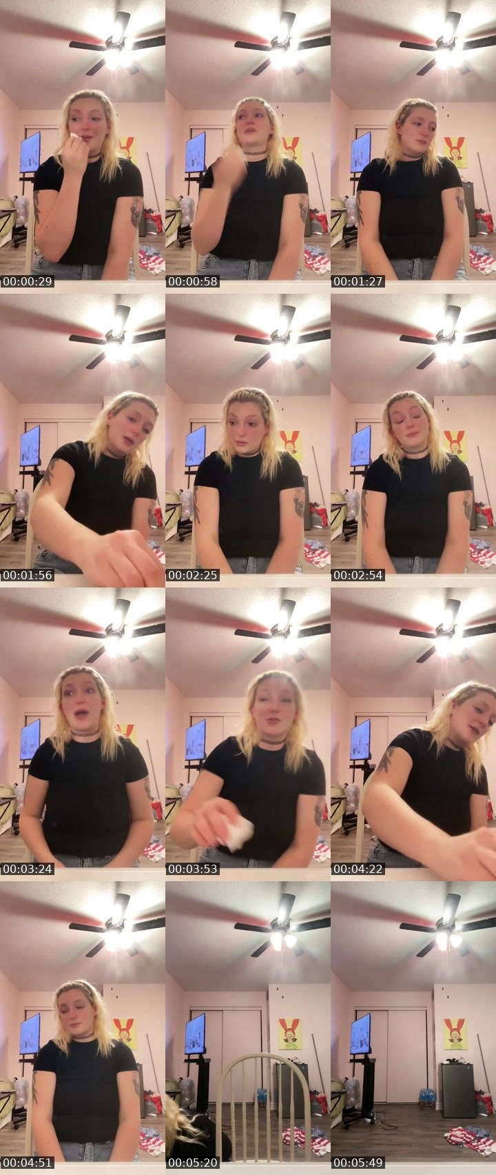 Contact-sheet preview of miralux's Liveme recording