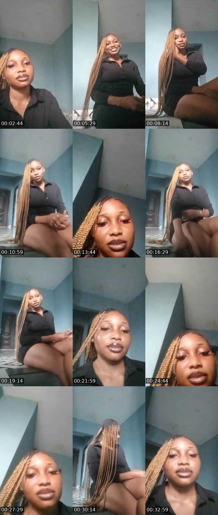 Contact-sheet preview of Progress Ohaka's Liveme recording