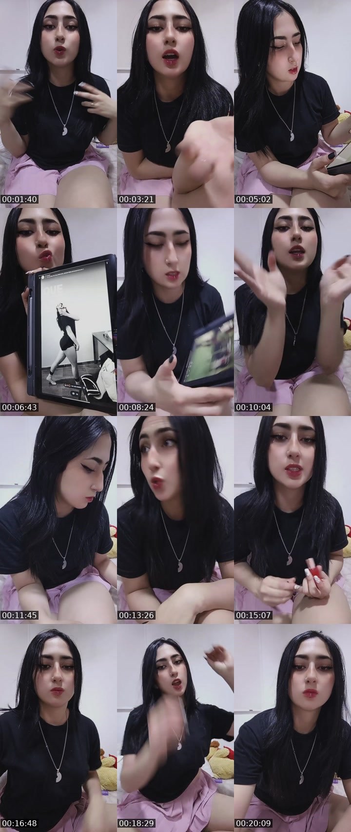 Contact-sheet preview of 🌐Luu444🧸's Liveme recording