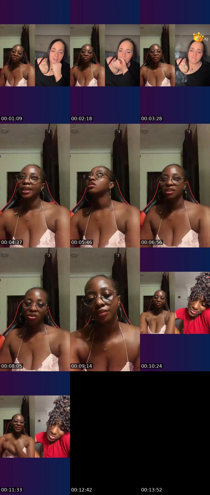 Contact-sheet preview of 😈13k🅱️ee🐝💜's Liveme recording