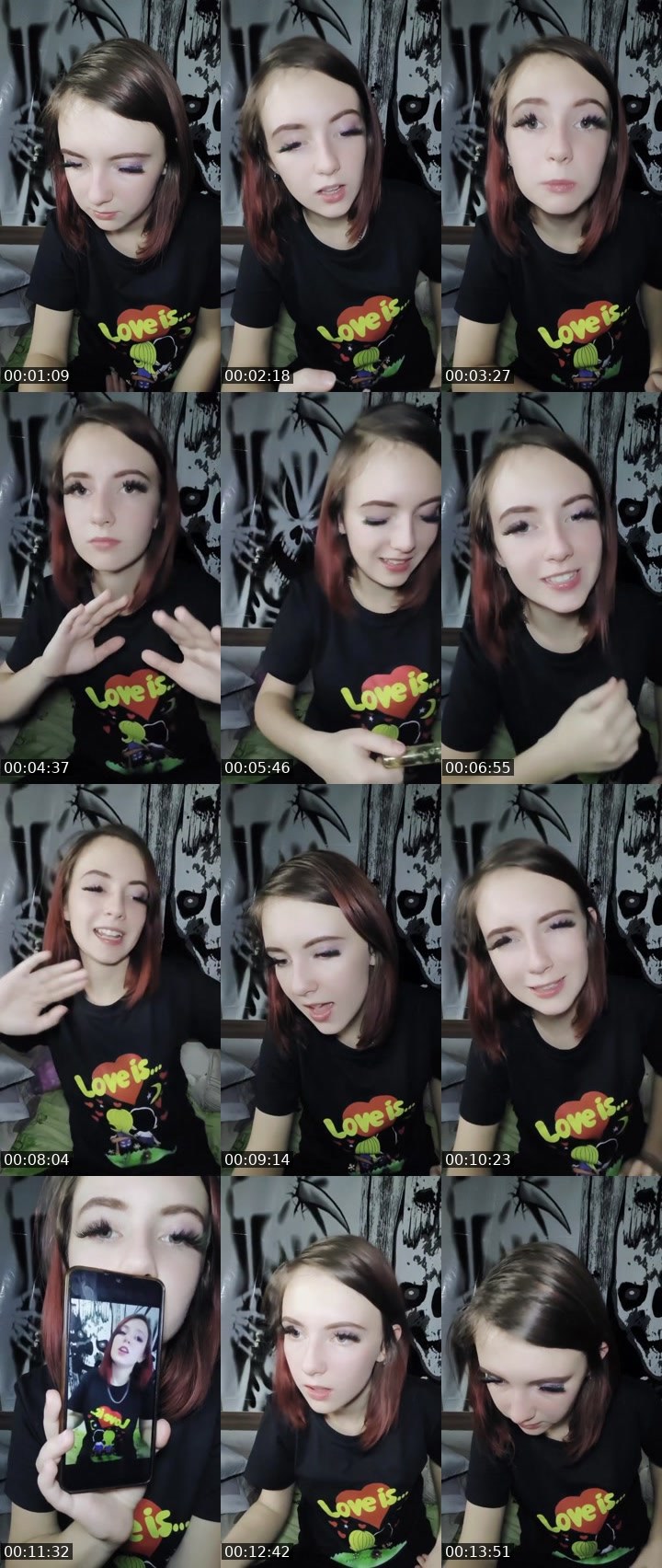 Contact-sheet preview of Baby Alice 💖's Liveme recording