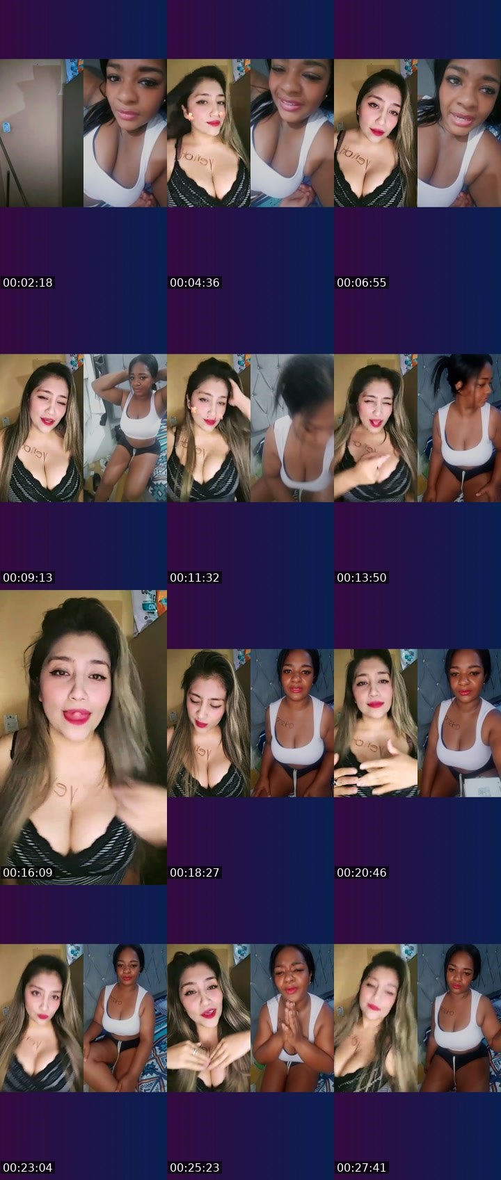 Contact-sheet preview of 🌐👻𝓓ulce🍒's Liveme recording